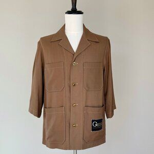 Gucci Men's Brown and Tan Jacket